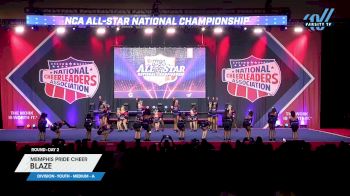 Memphis Pride Cheer - Blaze [2025 L2 Youth - Medium - A Day 2] 2025 NCA All-Star National Championship