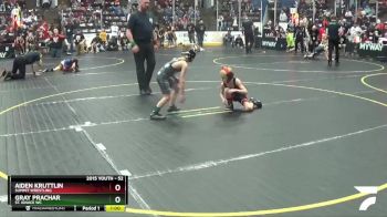52 lbs Cons. Round 3 - Aiden Kruttlin, Summit Wrestling vs Gray Prachar, St. Ignace WC
