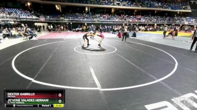 5A 138 lbs Cons. Round 2 - Dexter Gabrillo, Melissa vs Jo`Vone Valadez Hernandez, El Paso Andress