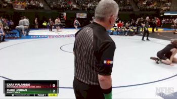 Cons. Semi - Cara Vialpando, Walsenburg Jr/Sr High School Girls vs Marie Jordan, Bennett Girls