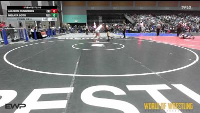 161 lbs Consi Of 4 - Allison Cummings, Cornerstone Mat Club vs Melaya Soto, Pacheco