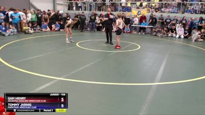 106 lbs Round 1 - Tommy Jarnig, Marathon Wrestling Club vs Sam Henry, Soldotna Whalers Wrestling Club