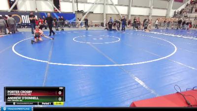 67 lbs Cons. Round 3 - Andrew O`Donnell, Mat Demon WC vs Porter Crosby, Clearwater Valley WC