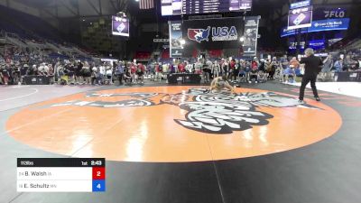 113 lbs Cons 16 #2 - Benjamin Walsh, IA vs Eli Schultz, MN