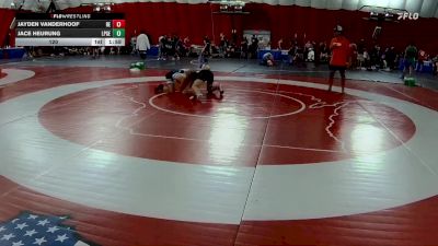 120 lbs Quarters & Wb (16 Team) - Jayden Vanderhoof, Reedsburg vs Jace Heurung, Long Prairie Grey Eagle-Browerville Wolves