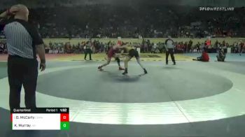 3A-182 lbs Quarterfinal - Devon McCarty, Comanche vs Kaden Murray, Jay