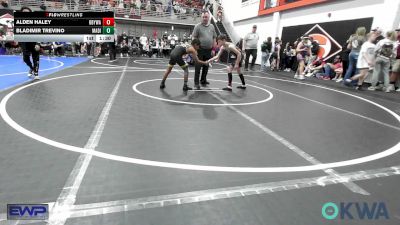 80 lbs Quarterfinal - Alden Haley, Broken Bow Youth Wrestling vs Bladimir Trevino, Madill Takedown