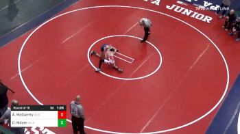 97 lbs Prelims - Aj McGarrity, Peters Township vs Dominic Moyer, Delaware Vly
