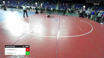 126 lbs Consi Of 64 #2 - Ethan Anastasia, Holliston vs Nicholas Heaton, Hopkinton