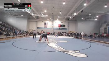 285 lbs Semis & 3rd Wb (16 Team) - Tim Hyrbu, West Forsyth vs Grey Richardson, Buford HS