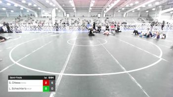 114 lbs Semifinal - Sierra Chiesa, Ranger Pride Wrestling vs Lexia Schechterly, Misfits Girls Wrestling