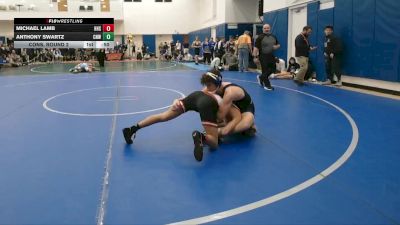 132 lbs Cons. Round 2 - Michael Lamb, Haddonfield High Schol vs Anthony Swartz, Conwell Egan