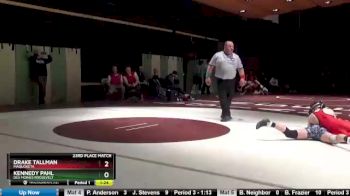 113 lbs 23rd Place Match - Drake Tallman, Maquoketa vs Kennedy Pahl, Des Moines Roosevelt