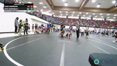 120-131 lbs Rr Rnd 2 - Case Anderson, Comanche Takedown Club vs Kiya Hartfield 3, OKC Saints Wrestling