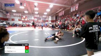 67 lbs Rr Rnd 1 - Paizley Minter, Wagoner Takedown Club vs Braxton Fletcher, Miami