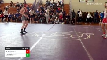 160 lbs Prelims - Mitch Kuhns, Fauquier vs Hudson Holbay, Westmont Hillto