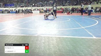 84 lbs Round Of 32 - Max Burd, Weatherford Youth Wrestling vs JJ Leonard, Tuttle Elite Wrestling Club