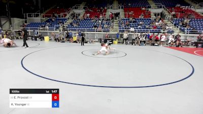 100 lbs Cons 64 #2 - Evan Provost, OR vs Kole Younger, ID