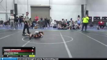 56 lbs Round 3 (8 Team) - Sebastian Moua, PA Alliance Blue vs Damien Hernandez, Mavericks