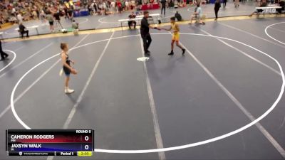 74 lbs Round 5 - Cameron Rodgers, MN vs Jaxsyn Walk, IA