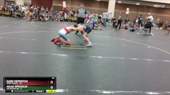 135 lbs Round 1 (4 Team) - Gabe Defreitas, Steel Valley vs Noah Spradlin, Arlington WC