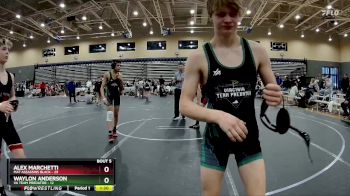 115 lbs Round 3 (4 Team) - Alex Marchetti, Mat Assassins Black vs Waylon Anderson, VA Team Predator