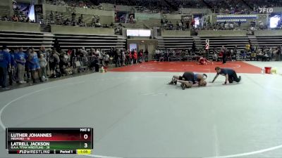 235 lbs Cons. Semi - Latrell Jackson, O.A.A. Titan Wrestling vs Luther Johannes, Medford