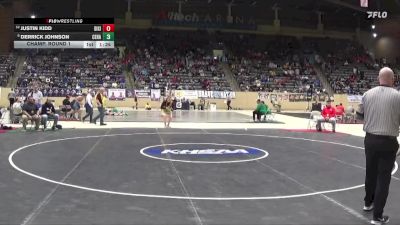 138 lbs Champ. Round 1 - Derrick Johnson, Central Hardin vs Justin Kidd, Dixie Heights