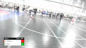 41-41 lbs Round 1 - Hunter Carlyle, FordDynastyWrestlingClub vs Rhett Hurd, Grangeville Youth WC