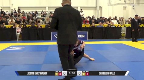 Danielle M Gallo vs Lucette Emily Walker 2025 World IBJJF Jiu-Jitsu No-Gi Championship