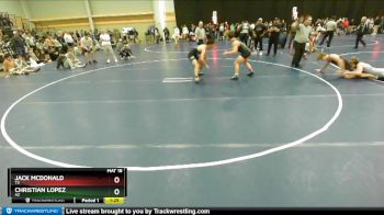 138 lbs Quarterfinal - Jack McDonald, TX vs Christian Lopez, AZ