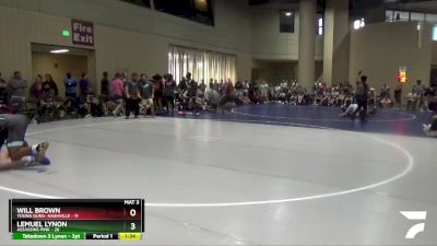 157 lbs Round 1 (32 Team) - Will Brown, Young Guns- Nashville vs Lemuel Lynon, Assassins Pink