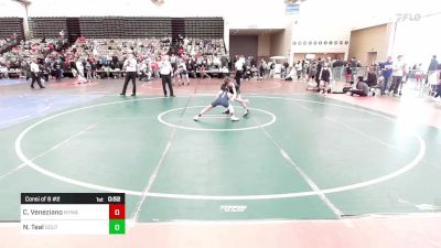 83-M lbs Consi Of 8 #2 - Camron Veneziano, Newtown (CT) Youth Wrestling vs Nicholas Teal, South Plainfield