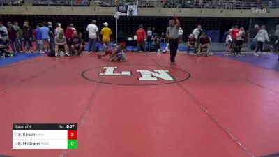 145 lbs Consi Of 4 - Xander Kirsch, Arcade, NY vs Brennan McGrann, Phoenixville, PA