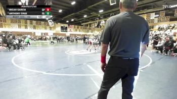 132 lbs Cons. Round 6 - Micah Garcia, Esperanza vs Anthony Cruz, Folsom