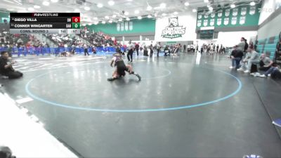138 lbs Cons. Round 3 - Conner Wingarten, Santiago Corona vs Diego Villa, Southwest