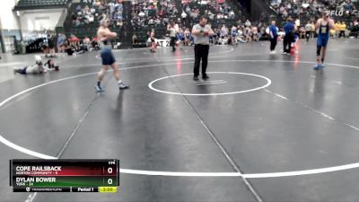 175 lbs Round 4 (16 Team) - Cope Railsback, Norton Community vs Dylan Bower, York