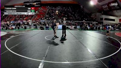 6A 157 lbs Cons. Round 2 - Hayden Nye, Rocky Mountain vs Lucas Carr, Timberline