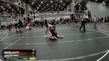 106 lbs Semis (4 Team) - Andrew Juliano, Savage King Pins vs Christian Wirts, Rebellion