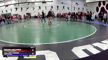 138B Champ. Round 1 - Mallory Chunat, Hiram College vs Brooke Wieczorek, Schreiner University