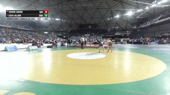 Girls 3A 120 lbs Quarterfinal - Korie Giese, University (Girls) vs Lexi Allen, Southridge (Girls)