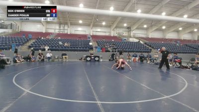 120 lbs Nox O'Brien, Utah Black vs Xander Poulin, Arizona