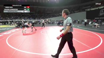 4A Boys 138 lbs Quarterfinal - Greg Hall, St. Helens Boys vs Colton Livingston, La Grande Boys
