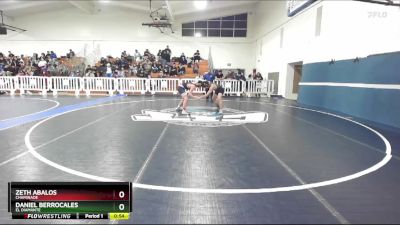 132 lbs Cons. Round 5 - Zeth Abalos, Chaminade vs Daniel Berrocales, El Diamante