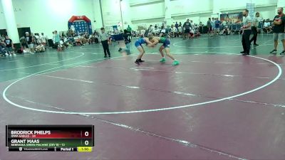 150 lbs Round 5 (16 Team) - Brodrick Phelps, Iowa Gables vs Grant Maas, Nebraska Green Machine (Dev B)