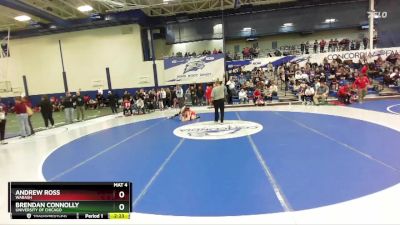 149 lbs Champ. Round 2 - Andrew Ross, Wabash vs Brendan Connolly, University Of Chicago