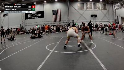 215 lbs Round 2 (4 Team) - Brannick Barlow, Team Shutt Garnett Trained vs Chase Lukon, TDWC Maniacs