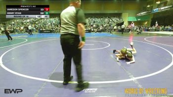 64 lbs Round Of 16 - Jameson Spencer, Steel City Reloaded vs Henry Ryan, Raw Wrestling Club