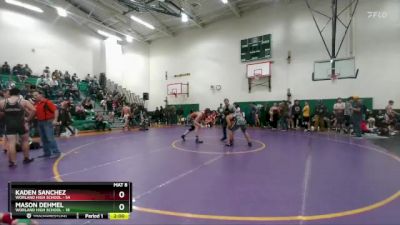 175B Round 5 - Kaden Sanchez, Worland High School vs Mason Dehmel, Worland High School