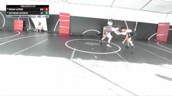132 lbs Champ. Round 2 - Jayvean Acosta, Eastvale Elite Wrestling vs Noah Lopez, West Torrance Highschool